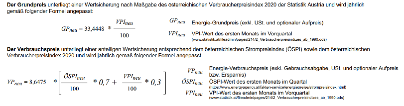 Strompreis Wien energie